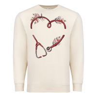 Sandshell custom heart stethoscope Premium Sweatshirt - MaliasSmallBusiness