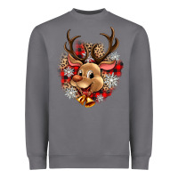 Storm reindeer christmas Heavyweight Sweatshirt - Zillion Design Studio