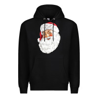 Black Santa Premium Hoodie - NancyCooperArtShop