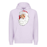 Lilac Santa Premium Hoodie - NancyCooperArtShop