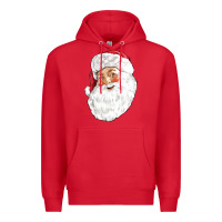 Red Santa Premium Hoodie - NancyCooperArtShop
