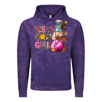 Cloud Purple disco cowgirl Vintage Hoodie - texasbilliewilder
