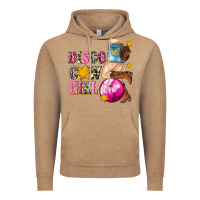 Vintage Coffee disco cowgirl Vintage Hoodie - texasbilliewilder