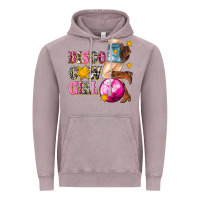 Vintage Zinc disco cowgirl Vintage Hoodie - texasbilliewilder