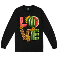 Black love watermelon Long Sleeve Tee - HRA Design Shop