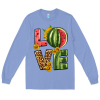 Colony Blue love watermelon Long Sleeve Tee - HRA Design Shop