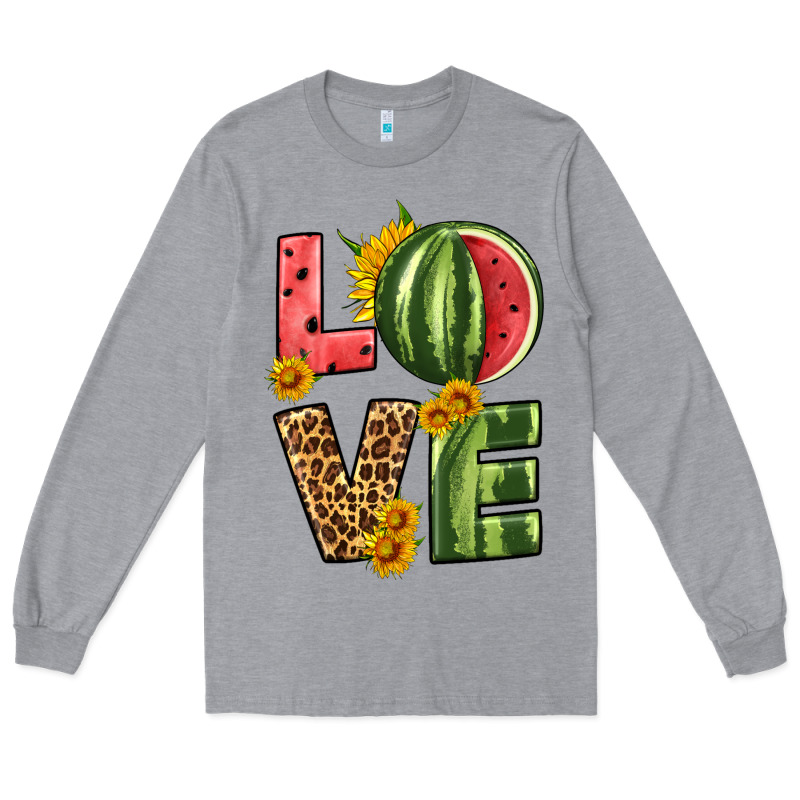 Love Watermelon Long Sleeve Tee by HRA Design Shop | Teevron