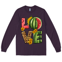 Plum love watermelon Long Sleeve Tee - HRA Design Shop