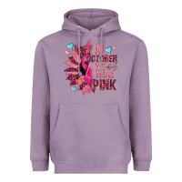 Lavender In october we wear pink Heavyweight Hoodie - NancyCooperArtShop