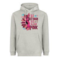 Moon Dust In october we wear pink Heavyweight Hoodie - NancyCooperArtShop
