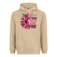 Mushroom In october we wear pink Heavyweight Hoodie - NancyCooperArtShop