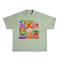 Oil Green happy hallothanksmas gnomes Urban Heavy Tee - texasbilliewilder