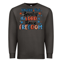 Smoke where the spirit of the lord is there is freedom Premium Sweatshirt - MaliasSmallBusiness