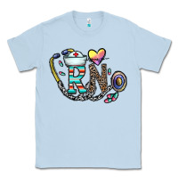Dusty Blue Rn Classic Tee - CowhideDigitalArt