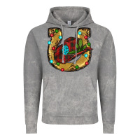 Cloud Rock Christmas Horseshoe Vintage Hoodie - RanaPortraitStore