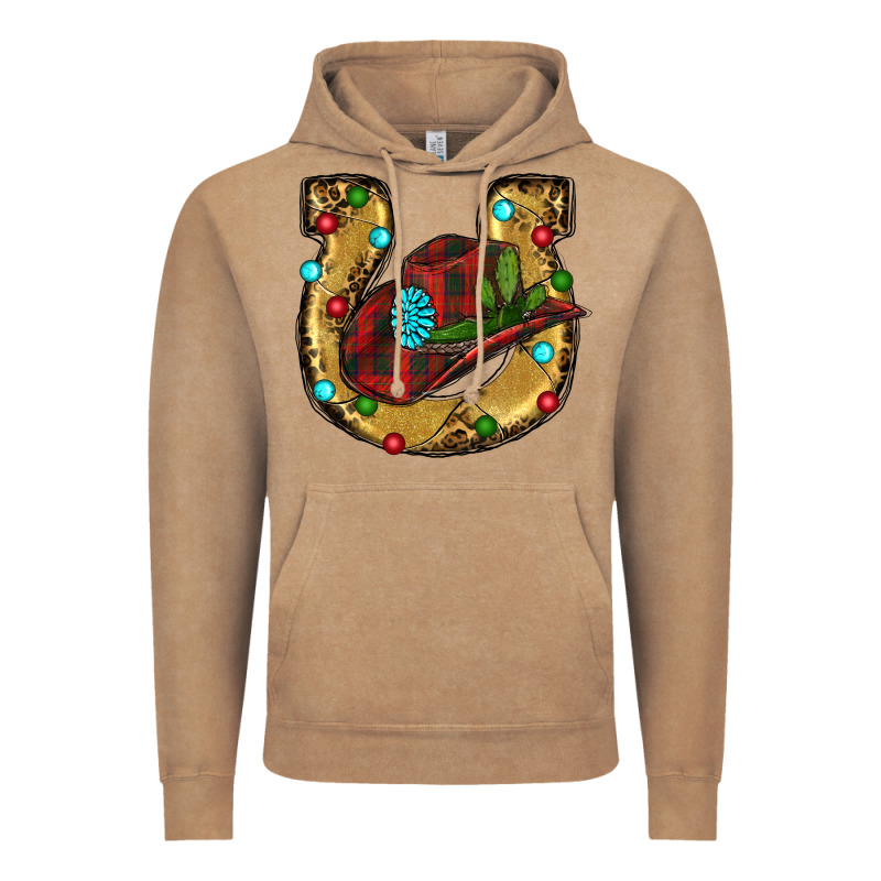 Christmas Horseshoe Vintage Hoodie by RanaPortraitStore | Teevron