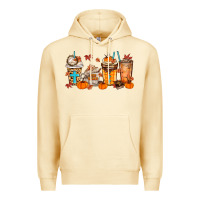Pina Colada give thanks coffee cups Premium Hoodie - MaliasSmallBusiness