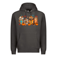 Smoke give thanks coffee cups Premium Hoodie - MaliasSmallBusiness