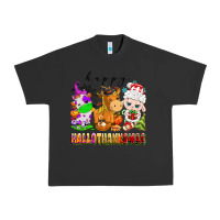Pigment Black happy hallothanksmas farm animals Urban Heavy Tee - texasbilliewilder