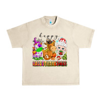 Sandshell happy hallothanksmas farm animals Urban Heavy Tee - texasbilliewilder
