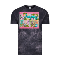 Cloud Black happy easter mousepad Vintage Tee - BarkalooDesign