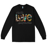 Black for the love love of the horses Long Sleeve Tee - CowhideDigitalArt