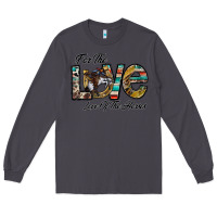 Smoke for the love love of the horses Long Sleeve Tee - CowhideDigitalArt