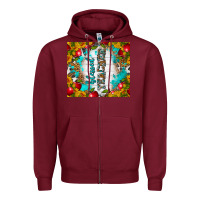 Burgundy blessed teacher tumbler Zipper Hoodie - BundleAndBundleShop