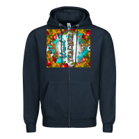 Navy blessed teacher tumbler Zipper Hoodie - BundleAndBundleShop