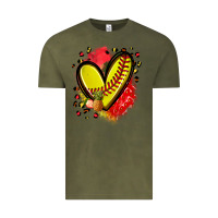 Vintage Olive fruits and softball heart Vintage Tee - Zillion Design Studio