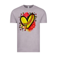 Vintage Zinc fruits and softball heart Vintage Tee - Zillion Design Studio