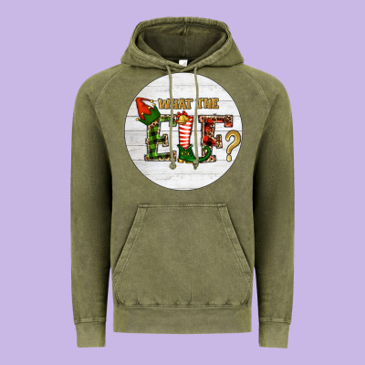 What The Elf Christmas Vintage Hoodie Designed By Ranaportraitstore