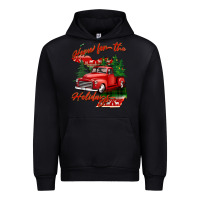 Black home for the holidays michigan Urban Hoodie - BarkalooDesign