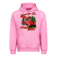 Fuchsia Pink home for the holidays michigan Urban Hoodie - BarkalooDesign