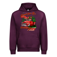 Mauve Wine home for the holidays michigan Urban Hoodie - BarkalooDesign