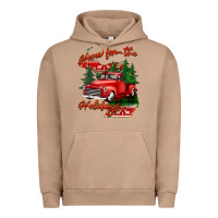 Pigment Burro home for the holidays michigan Urban Hoodie - BarkalooDesign