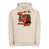 Pigment French Oak home for the holidays michigan Urban Hoodie - BarkalooDesign