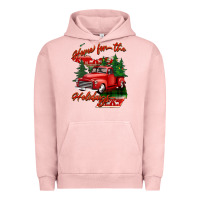 Pigment Salmon home for the holidays michigan Urban Hoodie - BarkalooDesign