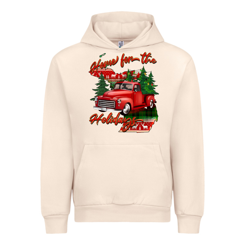 Home For The Holidays Michigan Urban Hoodie by BarkalooDesign | Teevron