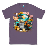 Lavender farm truck farm animals Classic Tee - FaDigitalArtStudio