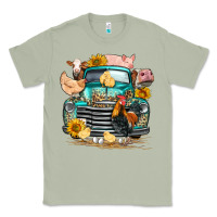 Matcha farm truck farm animals Classic Tee - FaDigitalArtStudio