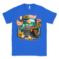 True Royal farm truck farm animals Classic Tee - FaDigitalArtStudio