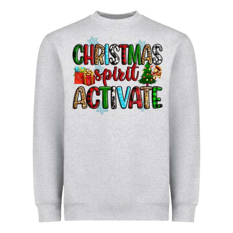 Christmas Spirit Activite Heavyweight Sweatshirt by Zillion Design Studio | Teevron