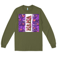 Army Green purple leopard pink mama hearts Long Sleeve Tee - AdoDesignShop