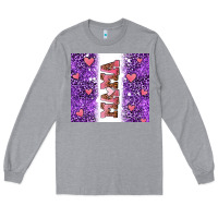Heather Grey purple leopard pink mama hearts Long Sleeve Tee - AdoDesignShop