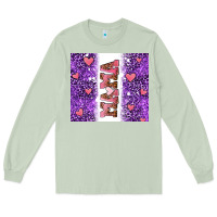 Matcha purple leopard pink mama hearts Long Sleeve Tee - AdoDesignShop