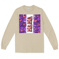 Mushroom purple leopard pink mama hearts Long Sleeve Tee - AdoDesignShop