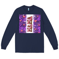 Navy purple leopard pink mama hearts Long Sleeve Tee - AdoDesignShop