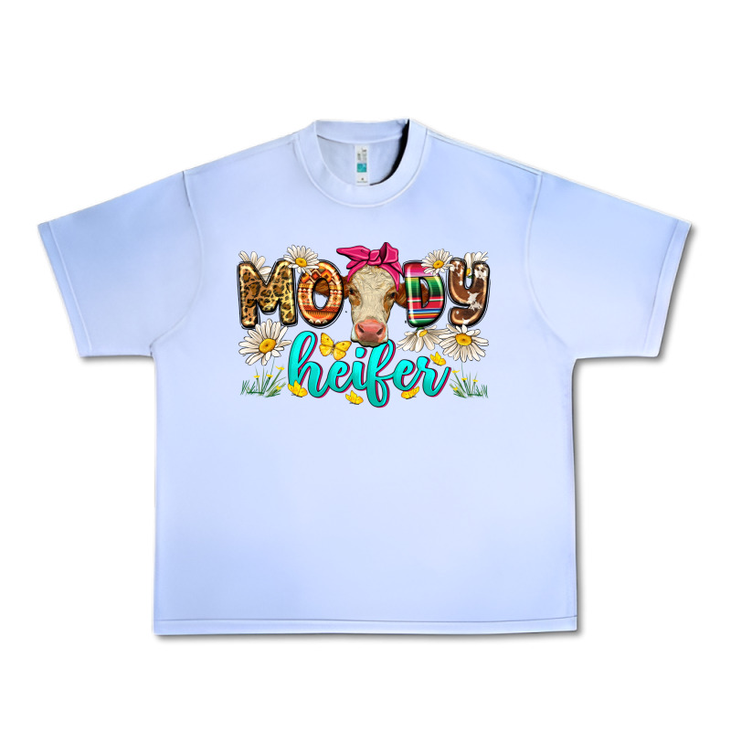 Moody Heifer Urban Heavy Tee by Zillion Design Studio | Teevron