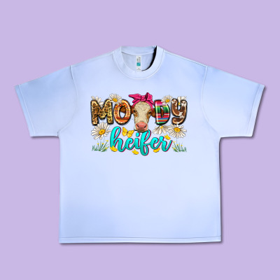 Moody Heifer Urban Heavy Tee Designed By Zillion Design Studio